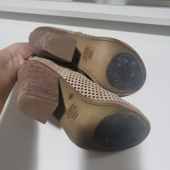 Vince Camuto Open Toe Booties - Picture 2 of 6